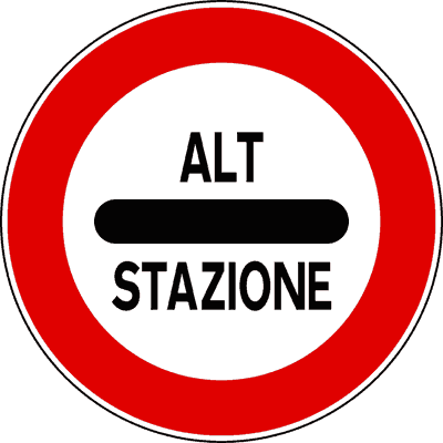 Segnale Alt stazione