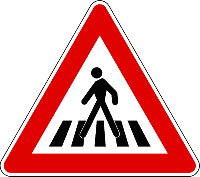 Segnale Attraversamento pedonale