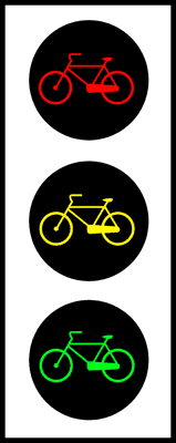 Segnale Semaforo riservato ai conducenti di biciclette