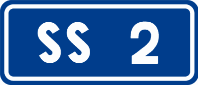 Segnale Numero della strada statale
