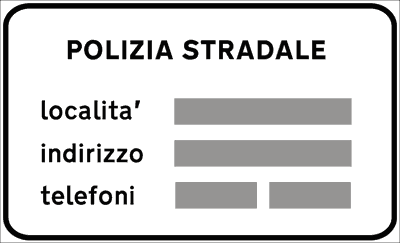Segnale Polizia stradale