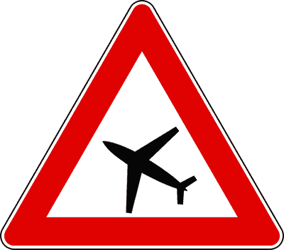 Segnale Aeromobili a bassa quota