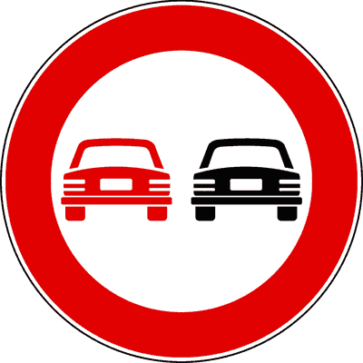 Segnale Divieto di sorpasso